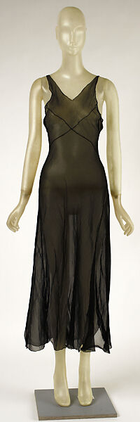 Evening dress, House of Vionnet (French, active 1912–14; 1918–39), silk, French