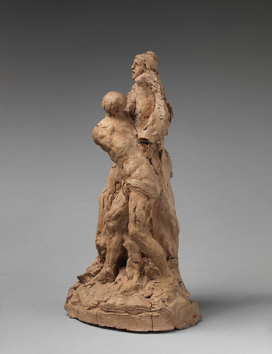 Sketch of an Allegory of the Abolition of Slavery, Anonymous, French School, 19th Century (French, 1800–1899), Terracotta, French