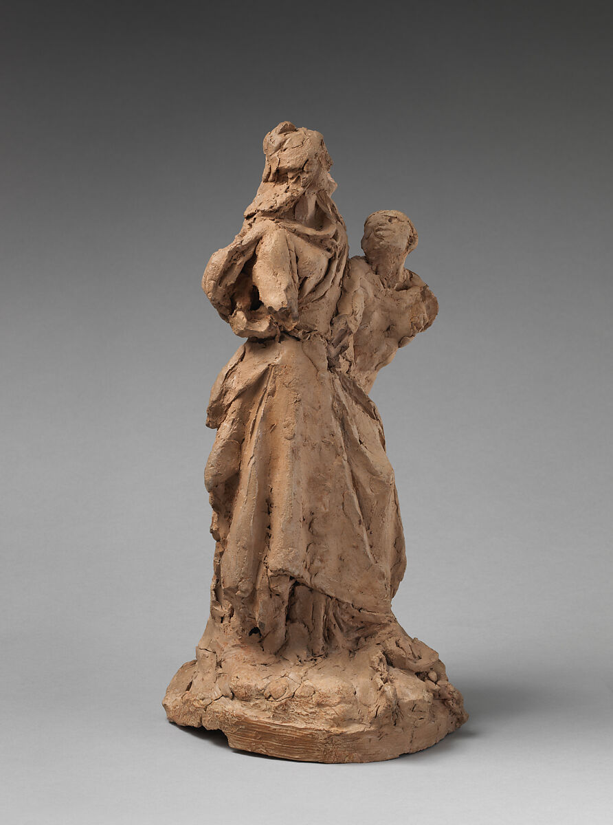 Sketch of an Allegory of the Abolition of Slavery, Anonymous, French School, 19th Century (French, 1800–1899), Terracotta, French