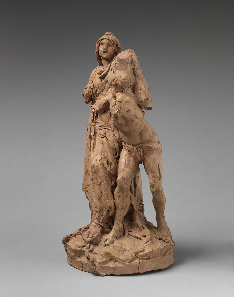 Sketch of an Allegory of the Abolition of Slavery, Anonymous, French School, 19th Century (French, 1800–1899), Terracotta, French