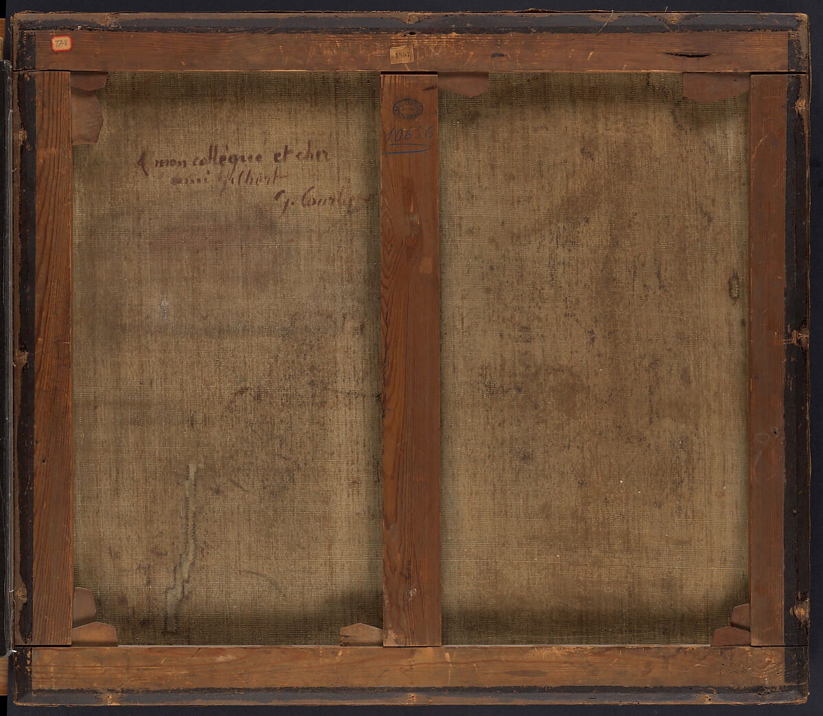 Study of a Nude Man, Attributed to Gustave Courbet (French, Ornans 1819–1877 La Tour-de-Peilz), Oil on canvas