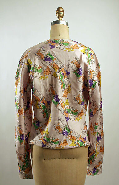 Blouse, Attributed to House of Vionnet (French, active 1912–14; 1918–39), silk, French