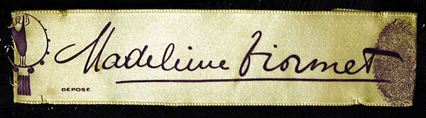 Evening coat, House of Vionnet (French, active 1912–14; 1918–39), silk, plastic, French