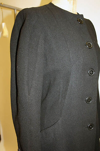 Coat, Lucien Lelong (French, 1889–1958), wool, French