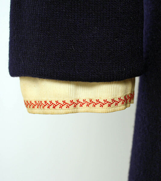 Suit, Lucien Lelong (French, 1889–1958), wool, silk, cotton, plastic, French