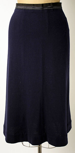 Suit, Lucien Lelong (French, 1889–1958), wool, silk, cotton, plastic, French