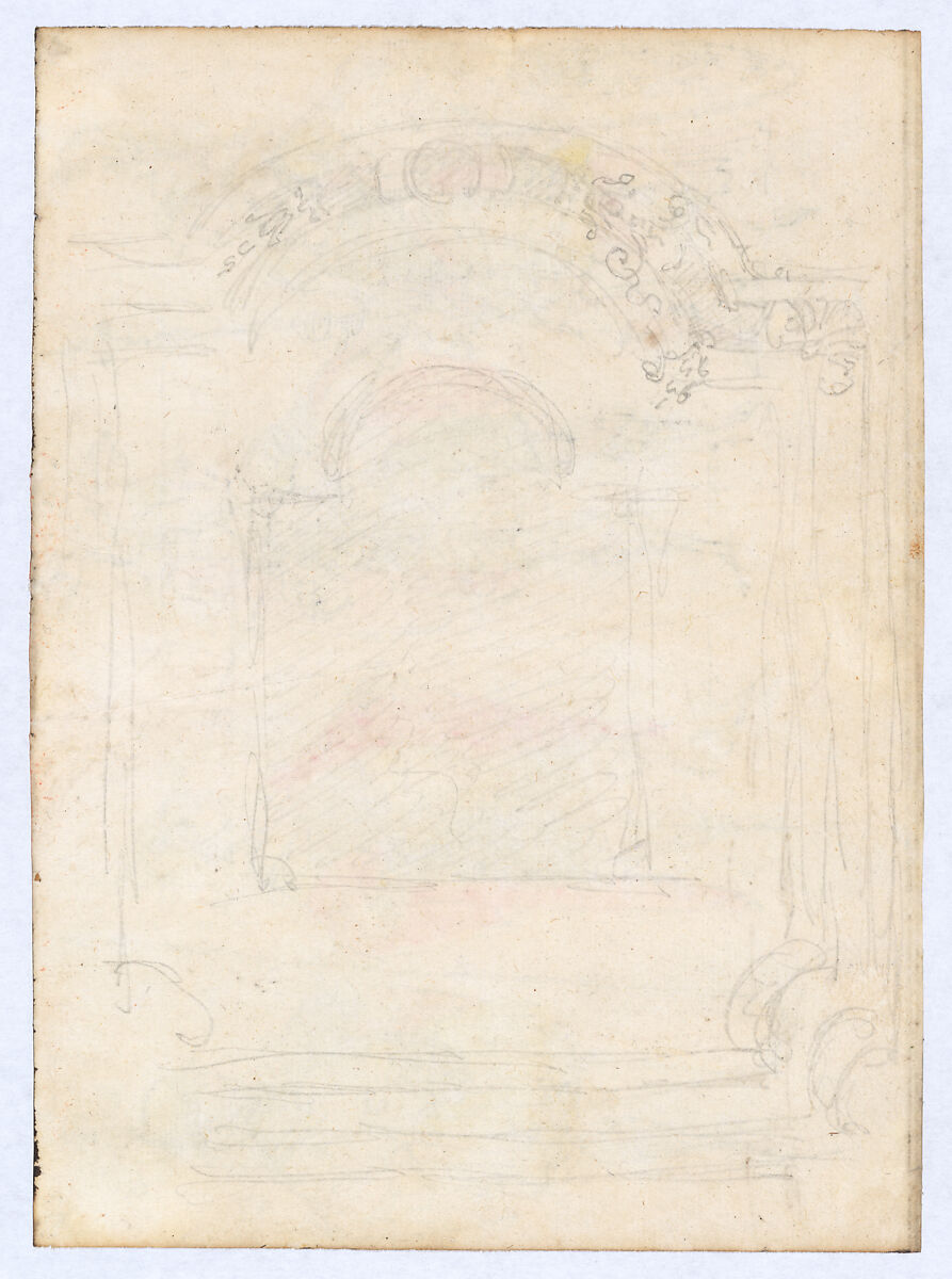 Four Actors in Heroic Costume, with a Study of a Helmeted Head, Claude Gillot (French, Langres 1673–1722 Paris), Watercolor, pen and black ink, red chalk, and traces of black chalk