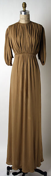 Evening dress, Claire McCardell (American, 1905–1958), silk, wool, American 