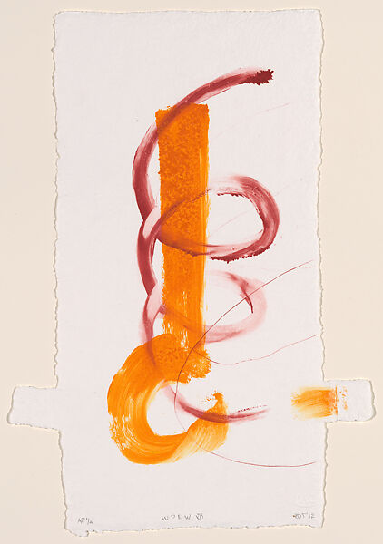 When Pressure Exceeds Weight, VII, Richard Tuttle (American, born Rahway, New Jersey, 1941), Drypoint and à la poupée 