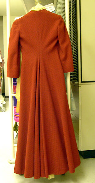 Evening ensemble, Claire McCardell (American, 1905–1958), (a) acetate; (b) leather, metal; (c) wool, American