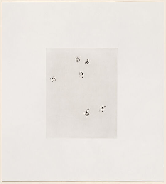 Indoor/Outdoor Space, Richard Tuttle (American, born Rahway, New Jersey, 1941), Etching and spit bite 