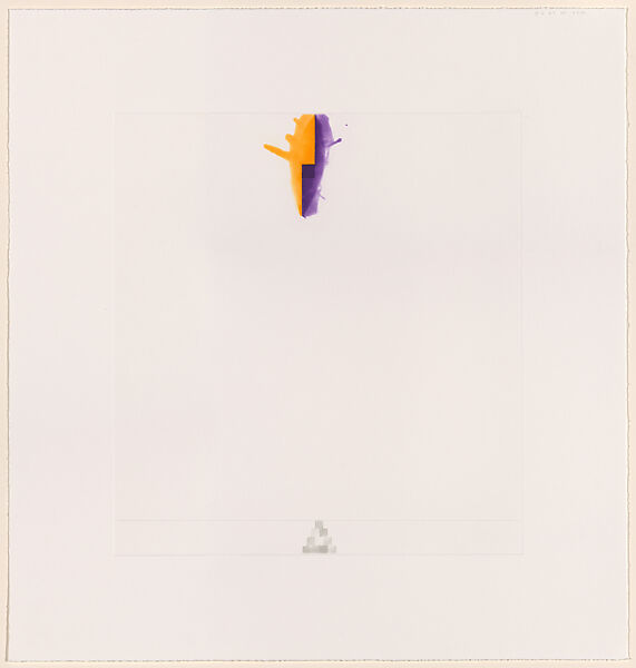 Up, to 7, Richard Tuttle (American, born Rahway, New Jersey, 1941), Aquatint