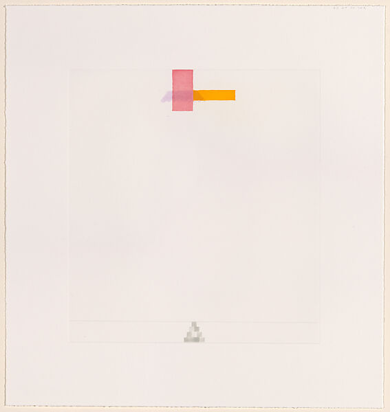 Up, to 7, Richard Tuttle (American, born Rahway, New Jersey, 1941), Aquatint
