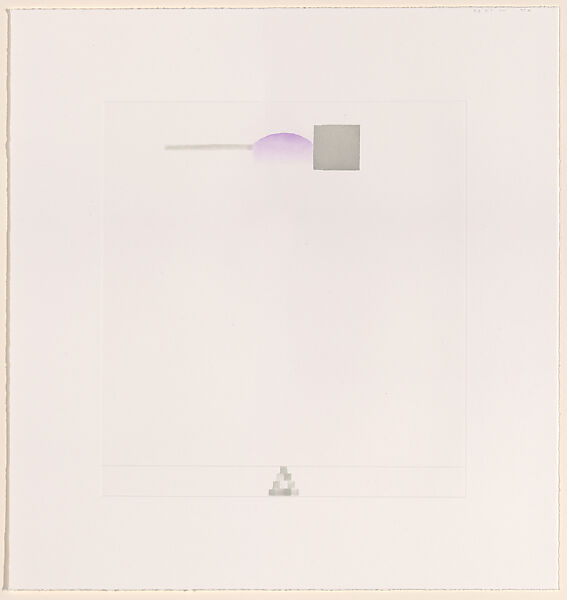 Up, to 7, Richard Tuttle (American, born Rahway, New Jersey, 1941), Aquatint