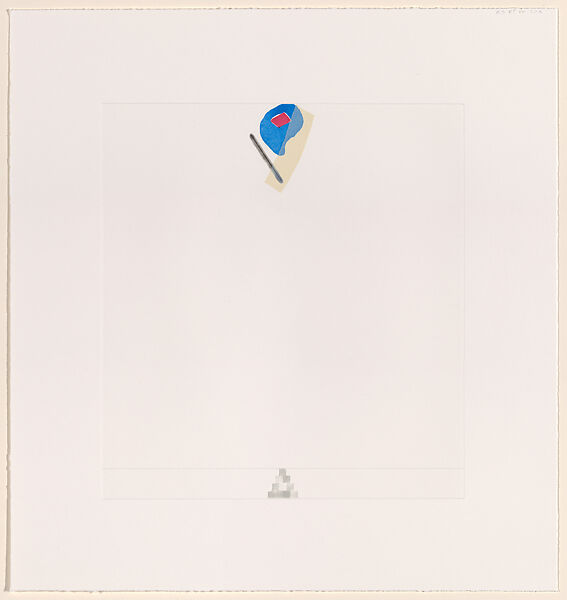 Up, to 7, Richard Tuttle (American, born Rahway, New Jersey, 1941), Aquatint