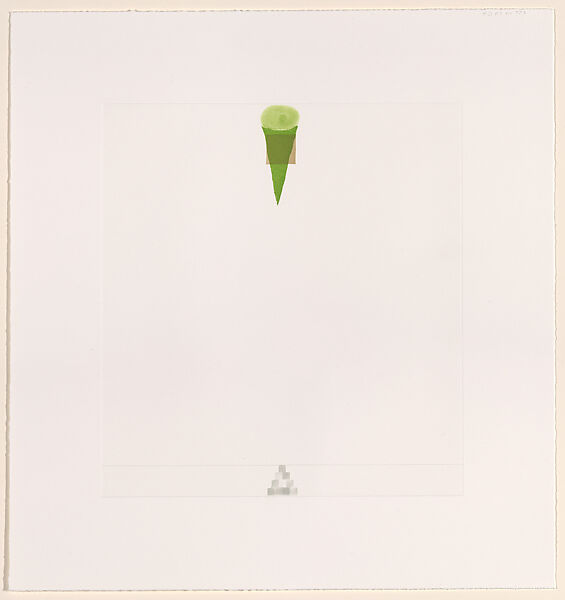 Up, to 7, Richard Tuttle (American, born Rahway, New Jersey, 1941), Aquatint