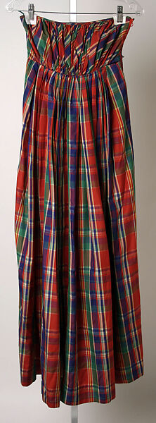 Evening ensemble, Claire McCardell (American, 1905–1958), (a) cotton
(b) silk, American