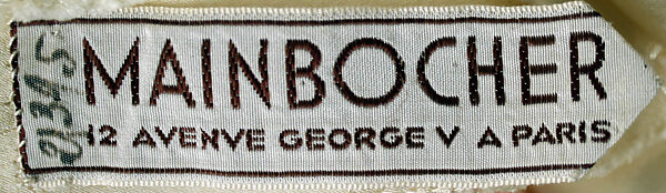 Evening dress, Mainbocher (French and American, founded 1930), silk, French