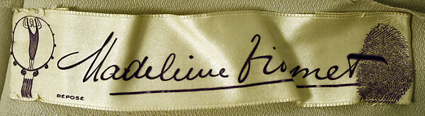 Evening dress, House of Vionnet (French, active 1912–14; 1918–39), silk, metal, French