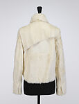 Coat, Helmut Lang (American, founded 1986), fur (goat), Austrian