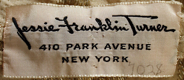 Negligée, Jessie Franklin Turner (American, 1923–1943), silk, American