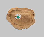 Brooch, Olaf Skoogfors (American, born Sweden, 1930–1975), Gold and emerald, American