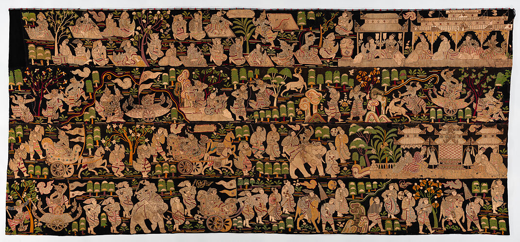 Scenes from the Thiri Rama, the Burmese adaptation of the Ramayana
