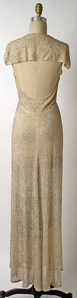 Evening dress, Sophie Gimbel (American, Houston, Texas 1898–1981 New York), silk, crystal beads, American