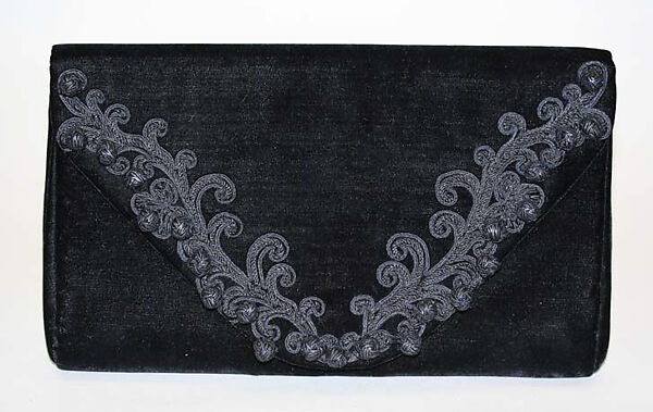 Evening ensemble, Attributed to Elsa Schiaparelli (Italian, 1890–1973), (a,b) silk, cotton
(c) silk, cotton, metal
(d) metal, glass, French