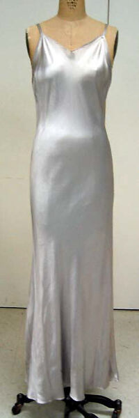 Evening dress, Attributed to House of Lanvin (French, founded 1889), silk, French