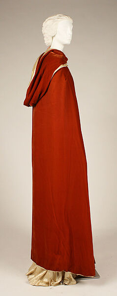 Evening dress, House of Worth (French, 1858–1956), Silk, British