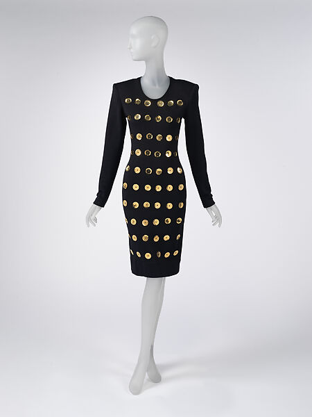 Dress, Patrick Kelly (American, Vicksburg, Mississippi 1954–1990 Paris), wool, metal, American 