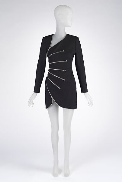 Dress, Alexander Wang (American, founded 2007), cotton, viscose, polyamide, elastane, metal, American 