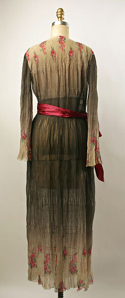 Afternoon dress, silk, American