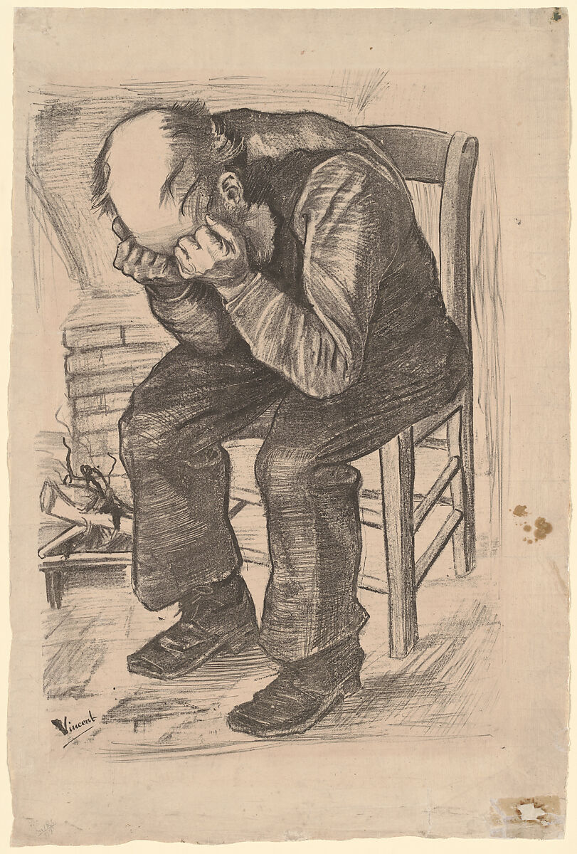 At Eternity's Gate, Vincent van Gogh (Dutch, Zundert 1853–1890 Auvers-sur-Oise), Transfer lithograph 