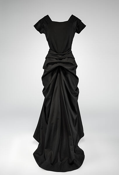 Evening dress, Elsa Schiaparelli (Italian, 1890–1973), wool, brass, French