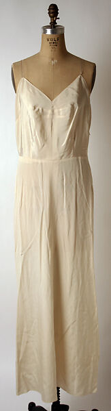 Evening dress, Nettie Rosenstein (American, 1890–1980), rayon, American