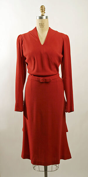 Dress, Henri Bendel (American, founded 1895), wool, American