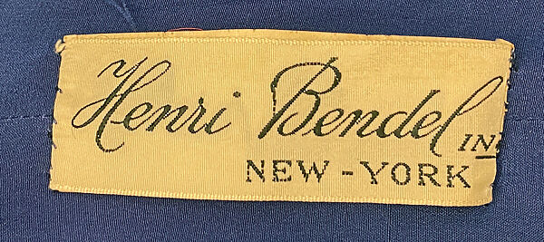 Dress, Henri Bendel (American, founded 1895), silk, American