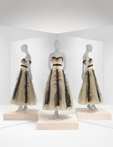 Evening dress, House of Paquin (French, 1891–1956), silk, cotton, fur, French