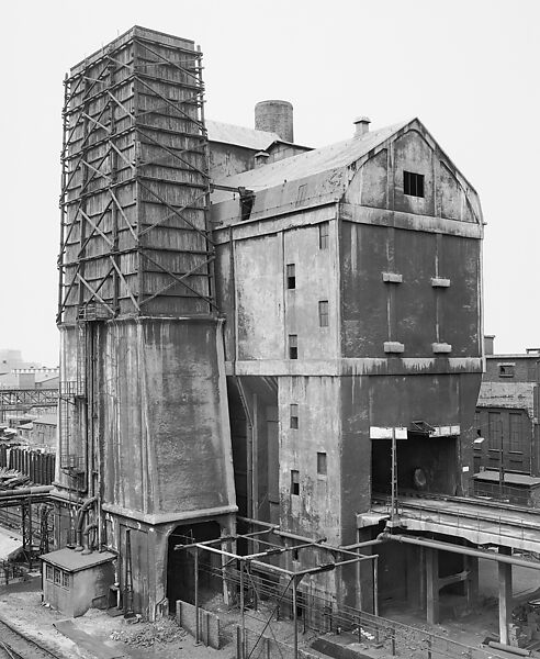 Coal Bunker, Zeche Concordia, Oberhausen, Ruhr Region, Germany, Bernd and Hilla Becher (German, active 1959–2007), Gelatin silver print 