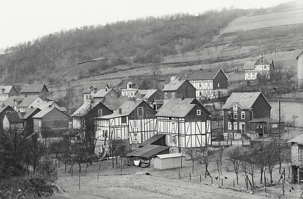 Kampenstraße, Gosenbach, Germany, Bernd and Hilla Becher (German, active 1959–2007), Gelatin silver print 