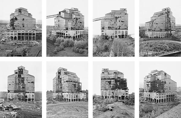 Loomis Coal Breaker, 8 Views, Wilkes-Barre, Pennsylvania, United States, Bernd and Hilla Becher (German, active 1959–2007), Gelatin silver prints 