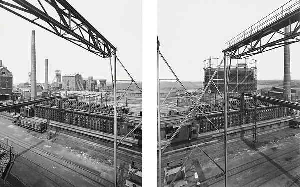 [Gas Tank and Coke Oven Battery, Zeche Concordia, Oberhausen, Ruhr Region, Germany], Bernd and Hilla Becher  German, Gelatin silver prints