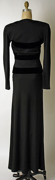 Dinner suit, Schiaparelli (French, founded 1927), silk, French