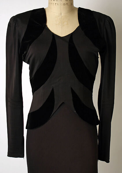 Dinner suit, Schiaparelli (French, founded 1927), silk, French