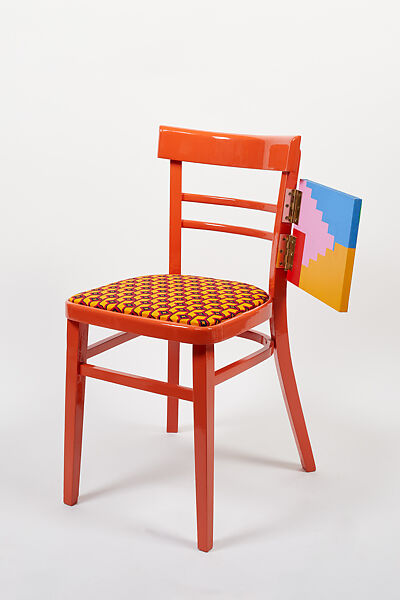 Iya Ati Omo, Yinka Ilori (British-Nigerian, born London, 1987), Beech wood, enamel paint, brass, and cotton