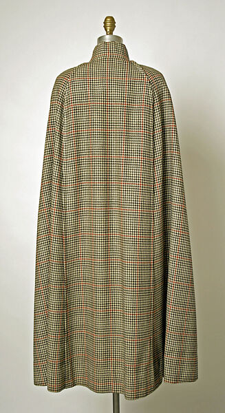 Cape, Burberry (British, founded 1856), wool, British