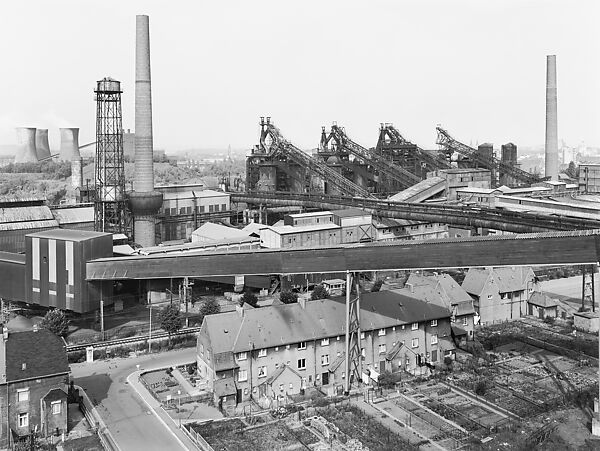 Terre Rouge, Esch-sur-Alzette, Luxembourg, Bernd and Hilla Becher (German, active 1959–2007), Gelatin silver print 