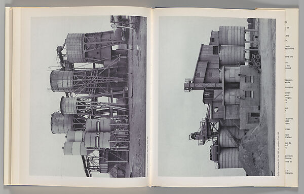 Anonyme Skulpturen: A Typology of Technical Constructions (New York: Wittenborn and Co., 1972), Bernd and Hilla Becher (German, active 1959–2007), Book